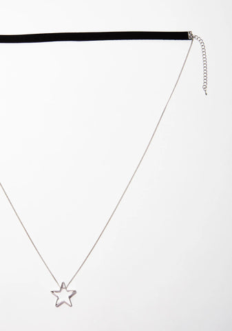 Shooting Star Necklace Set