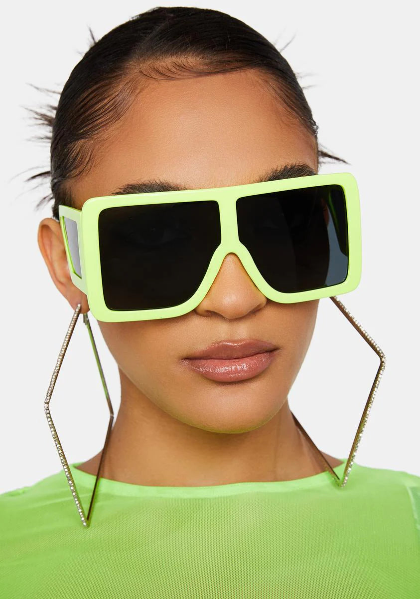 No Chance Shield Sunglasses