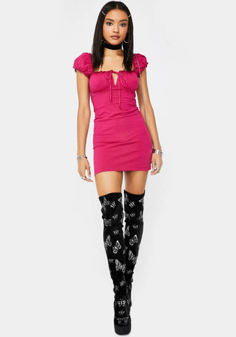 Cherry Gaina Mini Dress