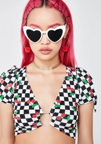 Ice Love Me Heart Sunglasses