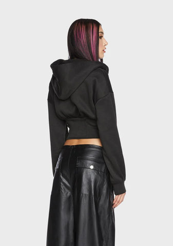 Shadow Play Corset Hoodie
