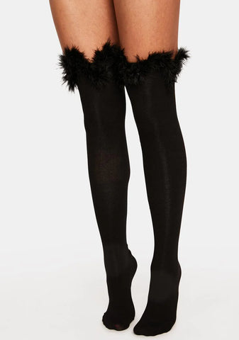 Toasty Intentions Thigh High Socks