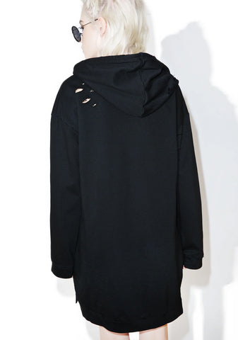 Easy Way Out Longline Hoodie