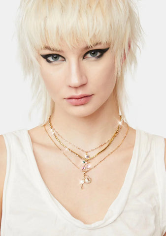 Need An Answer Layered Necklace