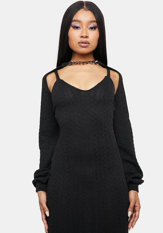 Night Time To Pretend Midi Dress Set