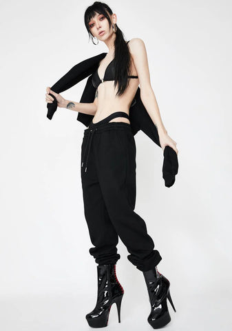 Nasty Rhinestone Sweatpants