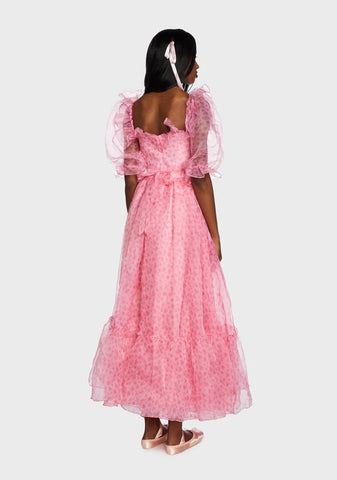 Mon Amour Ruffled Beauty Maxi Dress