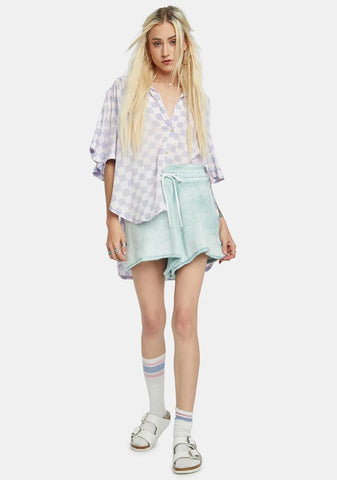 Summertime Blues Knit Shorts