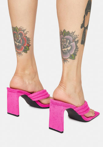 Resort Thong Heeled Mules
