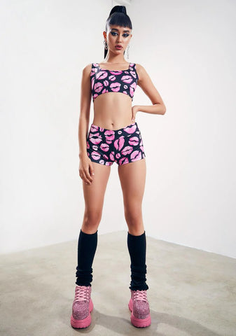 Kiss And Tell Crop Tank