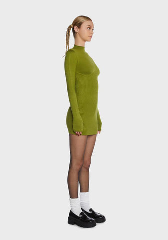Feelin' Rich Sweater Mini Dress