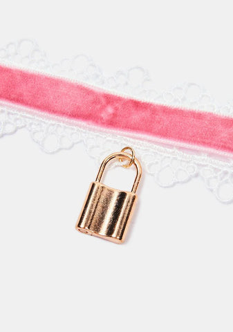 Under My Command Velvet Choker