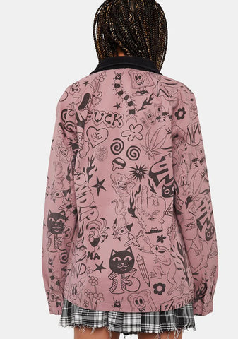 We Don't Care Coaches Jacket