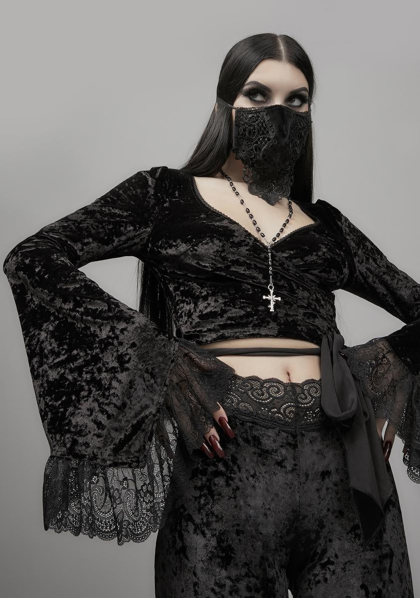 Abandon All Hope Bell Sleeve Top