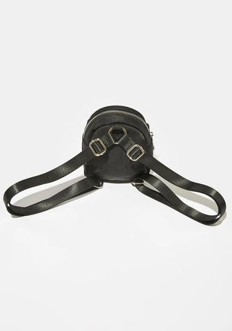 DK Embroidered Mini Backpack