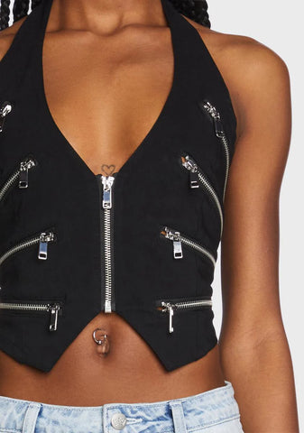 Unwritten Zipper Top