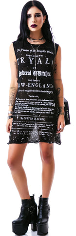 Witch Tryal Top - Black