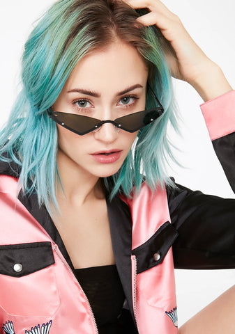 Lunar Mars Attack Cat-Eye Sunglasses