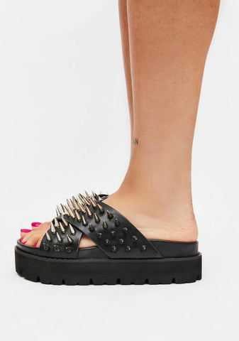 Hell To Raise Spiked Platform Slides