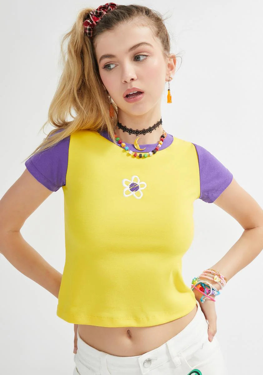 Contrast Sights Baby Tee