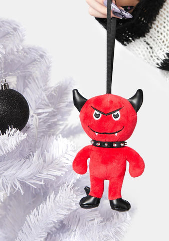 Devil May Care Plush Ornament