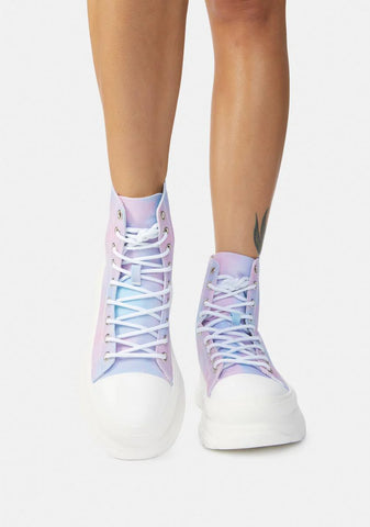 Sunset Tie Dye Public Admirer Sneakers