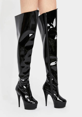To My Delight Thigh High Boots