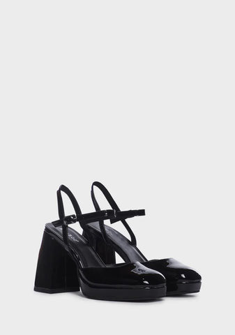 Love Question Block Heels