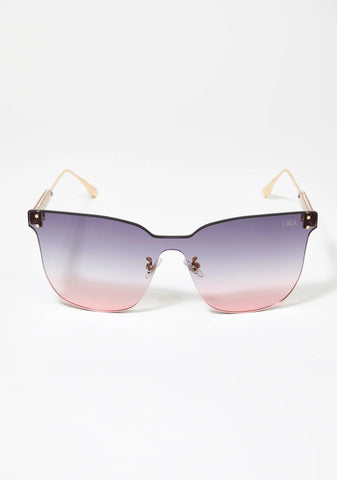 Gray Pink Moonchild Sunglasses