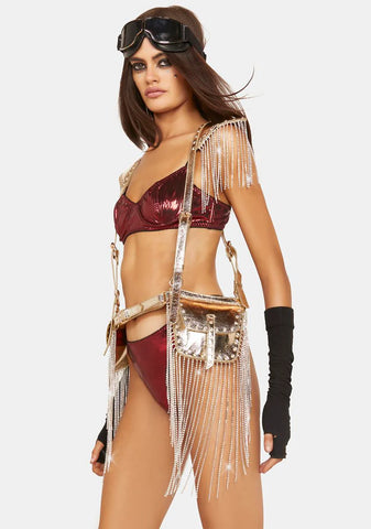 Center Star Fringe Harness