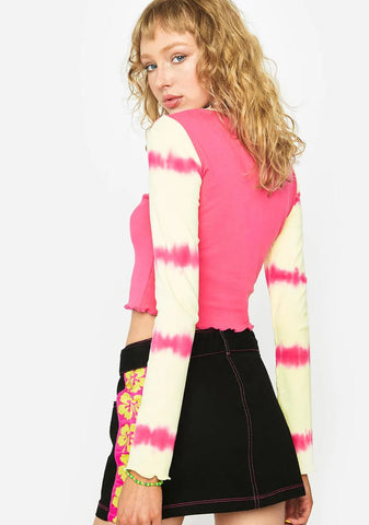 Vacation Awaits Jacquard Mini Skirt