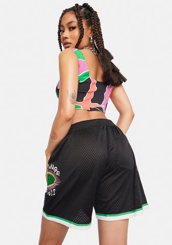 Athletic Mesh Shorts