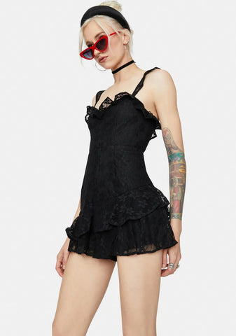 Jet Another Day Of Sun Lace Romper
