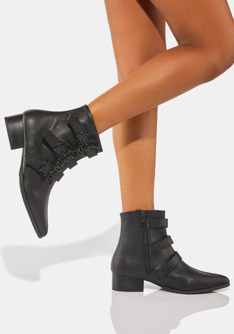 Warlock-50 Bat Buckle Boots