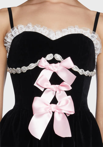 Bow Strapless Dress