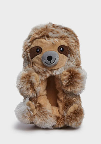 Sloth Hugs Fuzzy Slippers