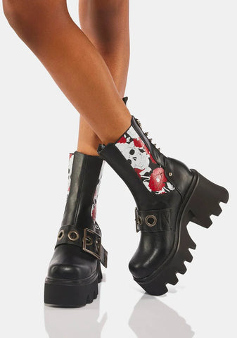 Timeless Platform Ankle Boots