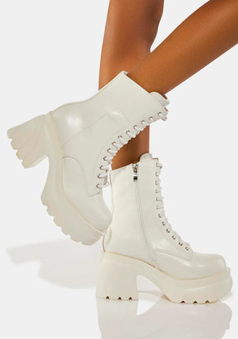 Snow Can't Stomp Me Platform Boots
