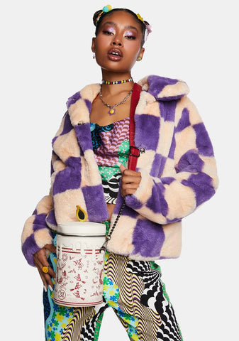 Hocus Pocus Black Flame Glow Candle Crossbody Bag