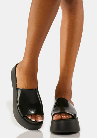 Becky Platform Slide Sandals