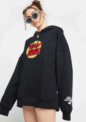 X Tom And Jerry Chenille Hoodie