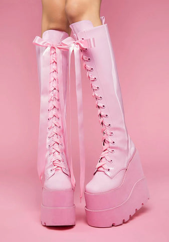 Sweet Theatrics Knee High Traitor Boots