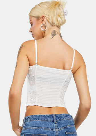 Tabi Cotton Lace Corset