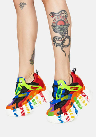 Rainbow Damson Sneaker