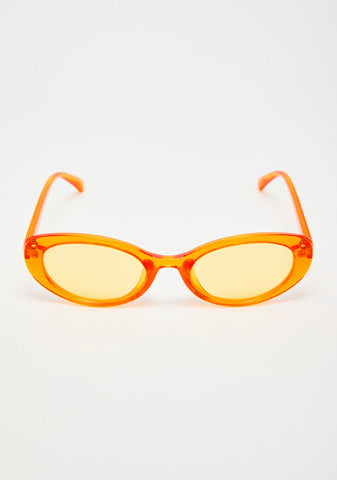 Juicy Talk To The Hand Clear Sunglasses