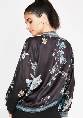 Spill The Tea Bomber Jacket