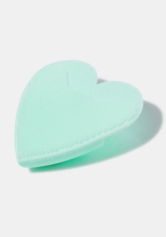 Mint Silicone Facial Scrubber Brush