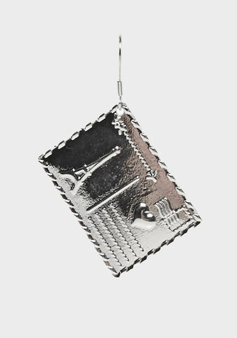 Stamp Of Approval Drop Earrings