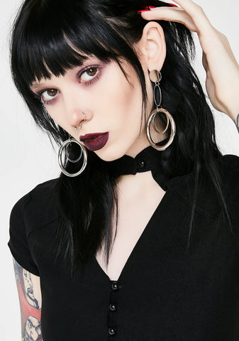 On Target Drop Earrings