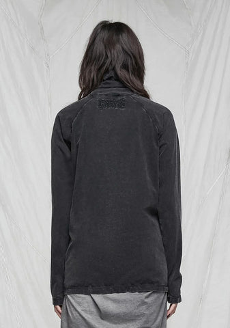 Synth Unisex Washed High Neck Mask Tee